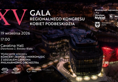 Zapraszamy na GALĘ XV REGIONALNEGO KONGRESU KOBIET PODBESKIDZIA